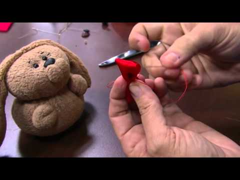 Mulher.com - 04/02/2016 - Coelha bailarina, porta bombom em feltro - Rosemary Ansante PT2