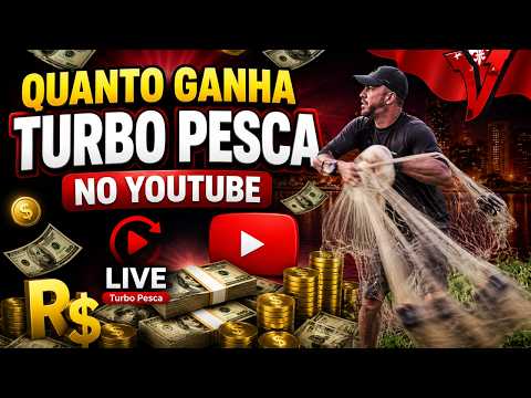 QUANTO GANHA O CANAL TURBO PESCA ? | GANHOS EM REAIS 2026