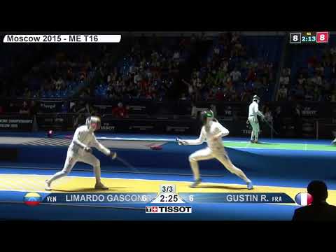 Moscow Worlds SME 2015 - L16 - Limardo VEN v Gustin FRA