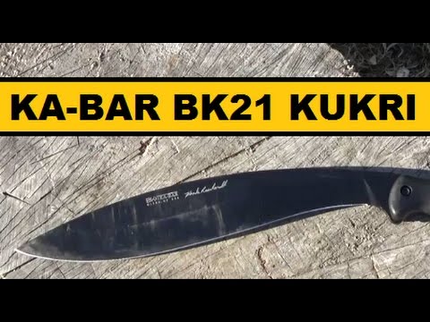 Ka-Bar Becker/Reinhardt BK21 Kukri Review Video