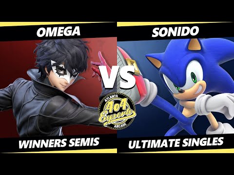 4o4 Smash Night 72 Winners Semis - omega (Joker) Vs. Sonido (Sonic) SSBU Ultimate Tournament