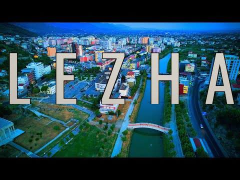 Lezhë, Albania. 4K Drone Video.