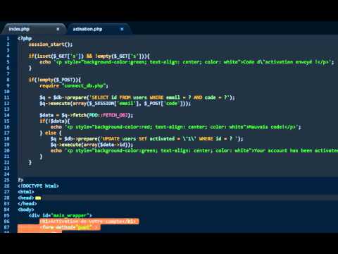 4 ET FIN CREER UN SYSTEME D INSCRIPTION CODE D ACTIVATION PAR SMS POUR VOTRE SITE WEB