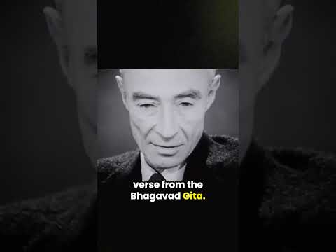 The Oppenheimer -Bhagavad Gita Connection.