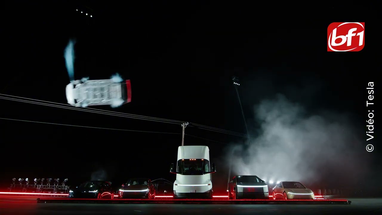 Tesla : Elon Musk présente une voiture électrique capable de s’envoler
