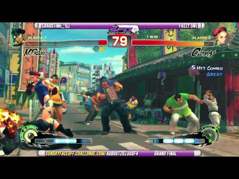 SFO Monthly August 2015 - USF4 - Grand Final - ChaosTIME_ vs Fuzzy
