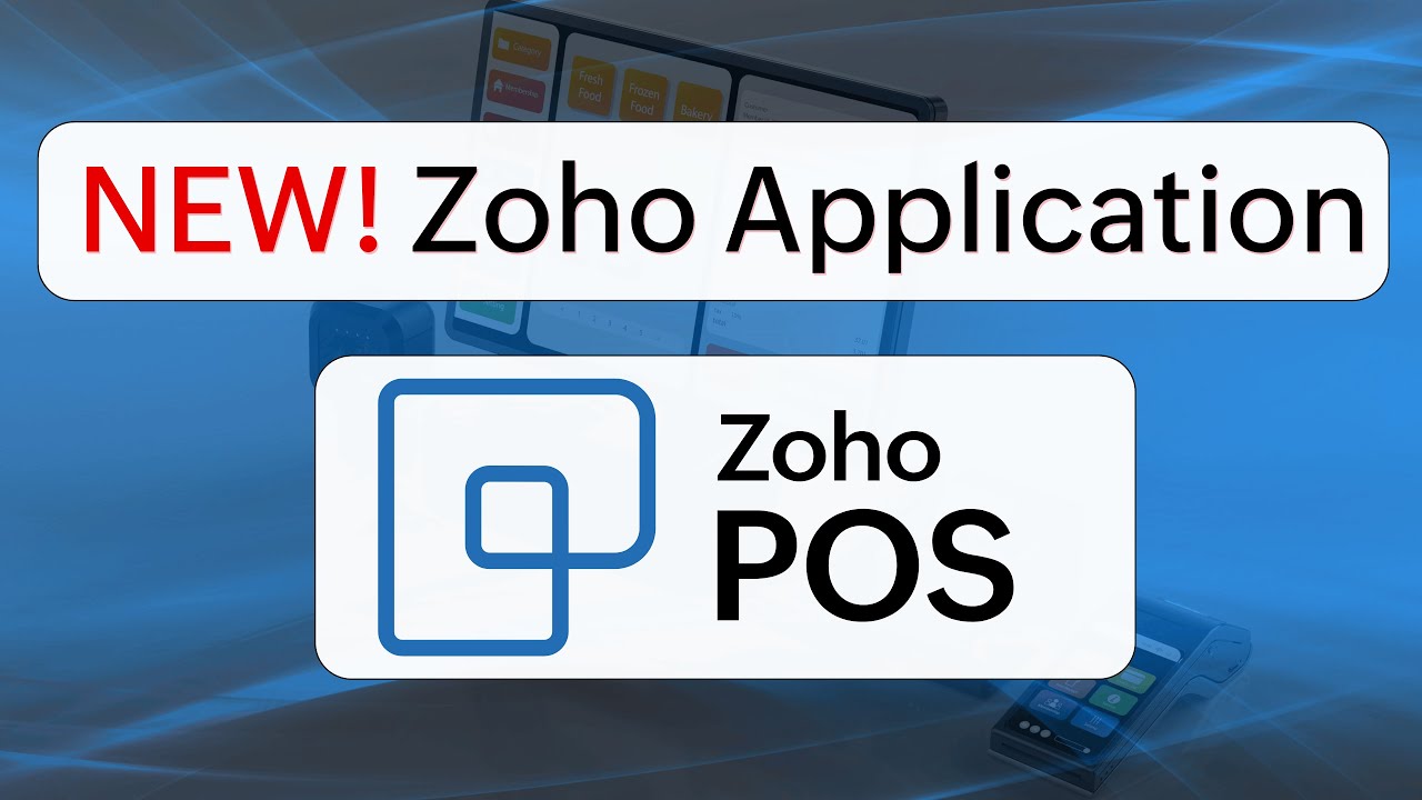 NEW APP! Zoho POS First Impressions and Demo