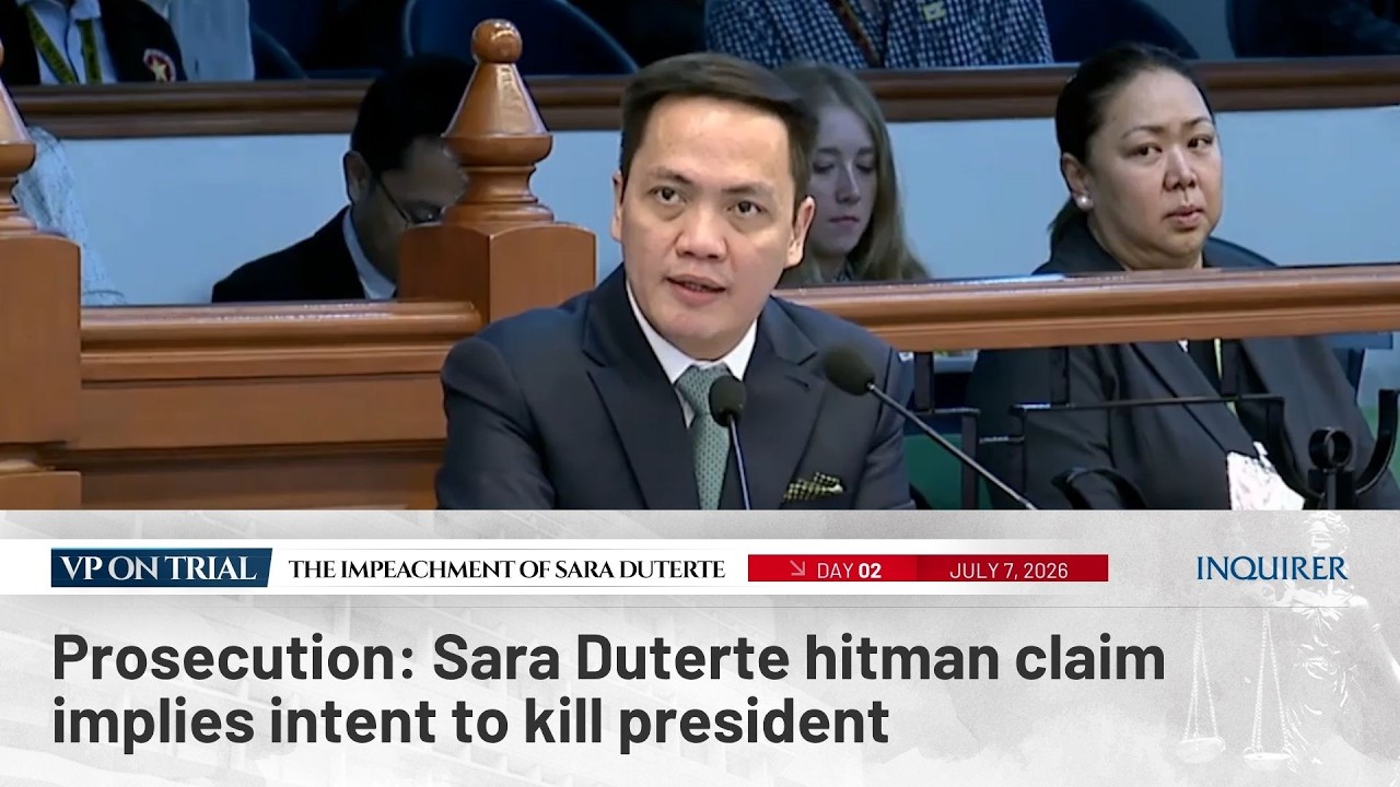 Prosecution: Sara Duterte hitman claim implies intent to kill president