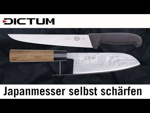 Japanmesser schärfen - Besonderheiten beim Schärfen japanischer Messer