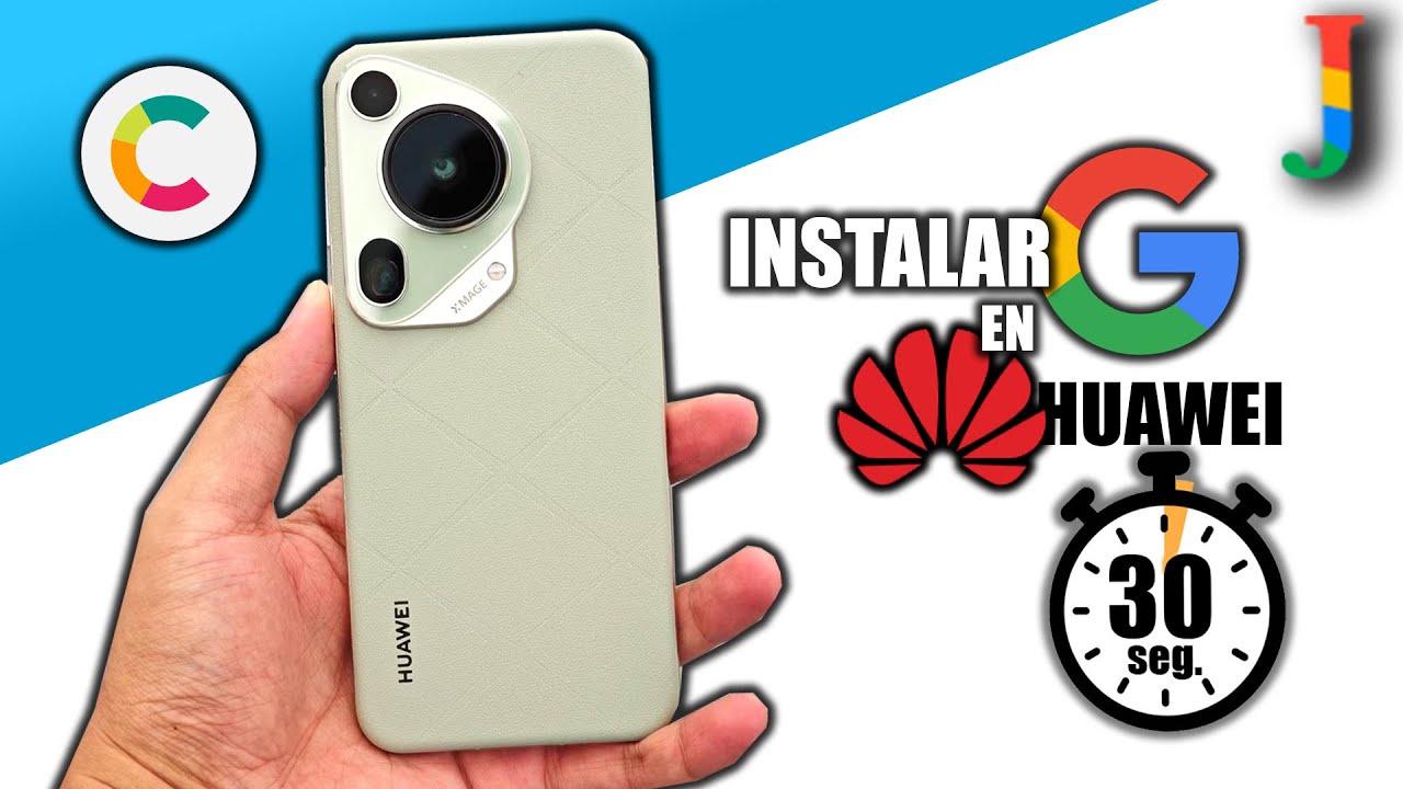 Cómo INSTALAR servicios de GOOGLE en HUAWEI en 30 segundos | EMUI y HarmonyOS 2024