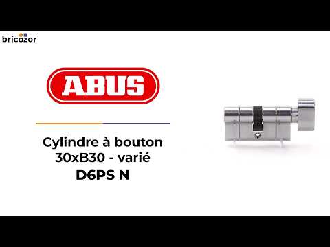 Cylindre à bouton varié à profil européen - D6PS - Anti-Casse ABUS