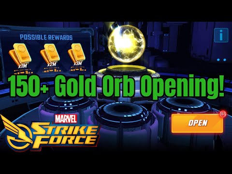 150+ Gold Orb Opening! | Marvel Strike Force - MSF