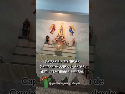 Capela do distrito de Candeias Cedro-CE, desde 1868 encantando a todos.