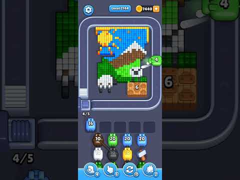 Pixel Flow Level 2144 Walkthrough