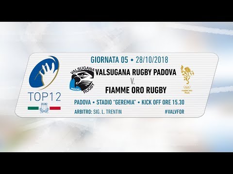 TOP12 2018/19, Giornata 5 - Valsugana Rugby Padova v Fiamme Oro Rugby