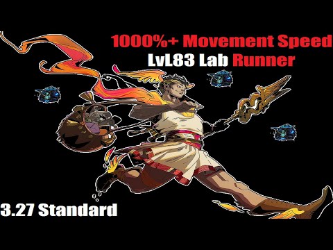 "1000%+" Movement Speed Lab Runner [LvL83 Labyrinth Showcase] [3.27 Standard] [Path of Exile]