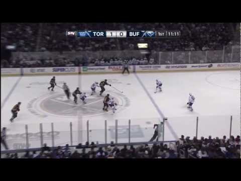 Steve Ott's DUMB Penalty & Bozak's Goal - Leafs 1 vs Sabres 0 - Mar 21th 2013 (HD)