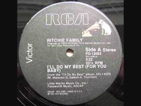 Ritchie Family - I'll Do My Best (For You Baby) [12" Inch]