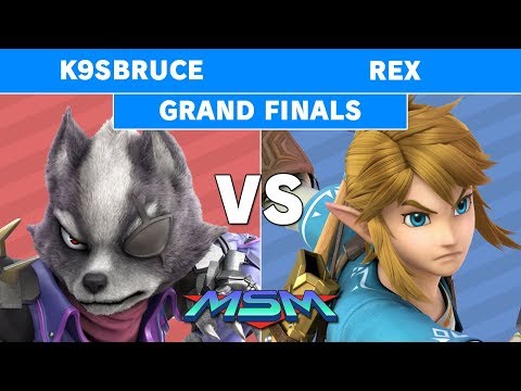MSM 181 - PA | K9sbruce (Wolf, Lucina) vs Rex (Link) Grand Finals - Smash Ultimate