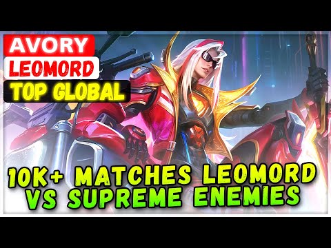 Avory Leomord VS Supreme Enemies [ Top Global Leomord ] ᴀᴠᴏʀʏ - Mobile Legends Emblem And Build