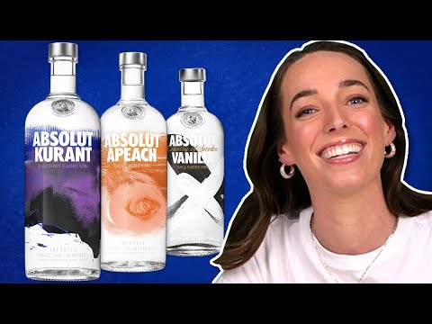 Iren probieren Absolut Vodka