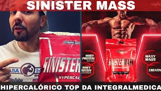 SINISTER MASS INTEGRALMEDICA HIPERCALÓRICO PARA GANHO DE PESO E MÚSCULOS COMO TOMAR E BOM E GOSTOSO