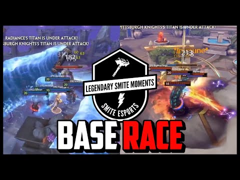 The Base Race On The First Day Of The Season - Legendary Smite Moments