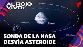 NASA: Revelan animación que muestra choque de sonda contra asteroide