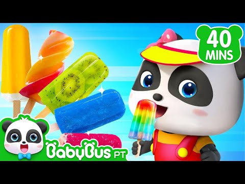 Capa de O Picolé de Frutas da Miumiu | Aprender Cores | Aprender Números | Músicas Infantis | BabyBus