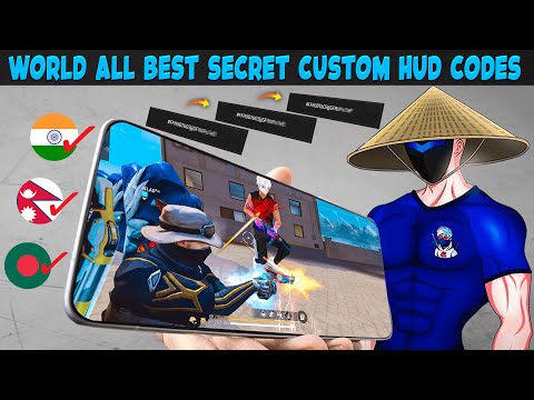 2 Finger, 3 Finger, vs 4 Finger HUD Codes 🇮🇳🇳🇵🇧🇩 World's Best Custom HUD Code⚙️ Which One is Better?