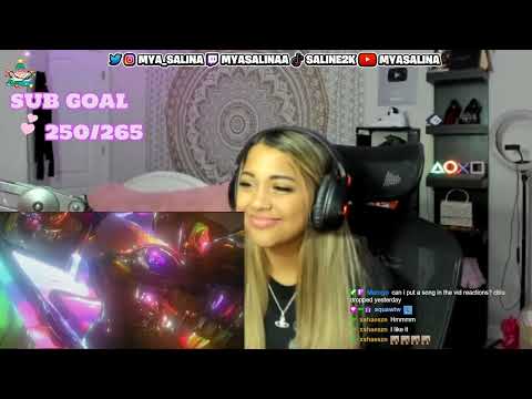 Mya Salina REACTS to "tana - red (Official Music Video)"