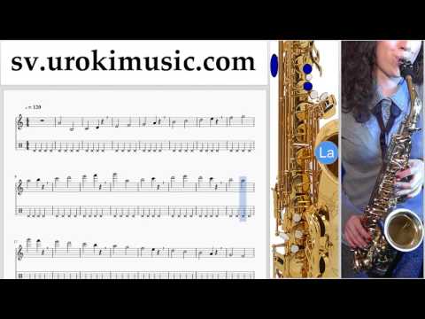 Lär Dig Spela Saxofon (Tenorsaxofon) Lukas Graham - 7 Years Tabs Nybörjare Del 1 övningar um-i492
