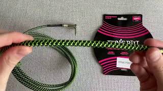 Video thumbnail for Ernie Ball Braided Instrument Cable P06077 by Re4You