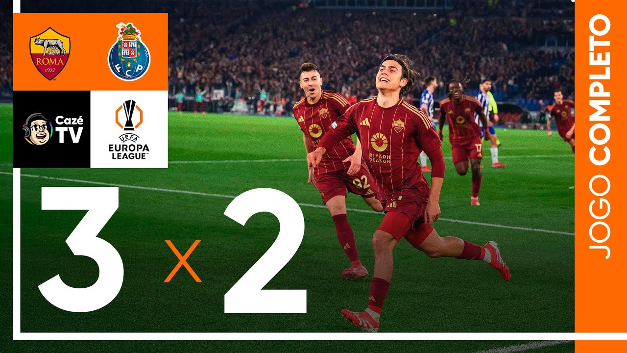 AO VIVO: ROMA X PORTO | PLAYOFFS DAS OITAVAS DE FINAL | UEFA EUROPA LEAGUE
