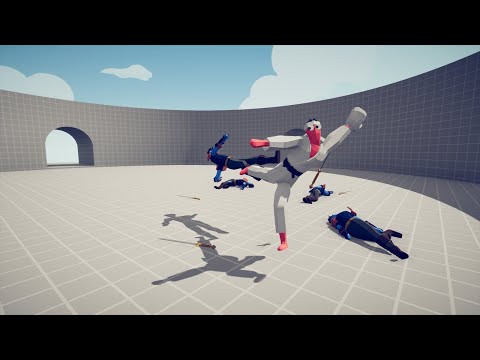 KICKBOXER vs 6x JOJO UNITS - TABS - Totally Accurate Battle Simulator