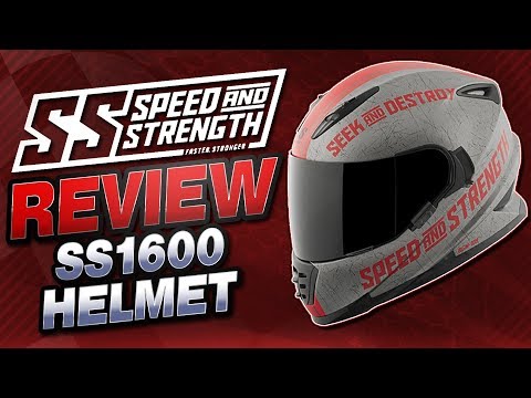 Speed and Strength SS1600 Helmet Review from Sportbiketrackgear.com