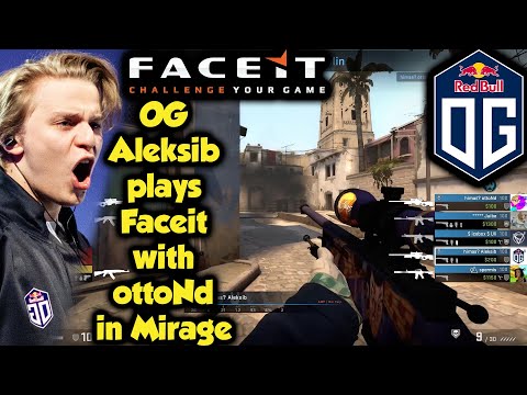 OG Aleksib plays Faceit with ottoNd in Mirage  w/ 32 kills