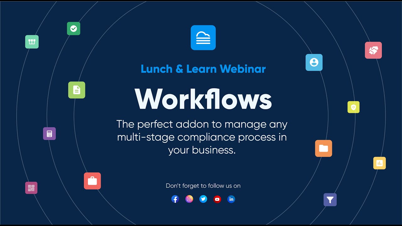 Lunch & Learn Webinar: Workflows