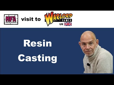 Our day at Warlord - Resin casting with Rachel, Tom and Jason
