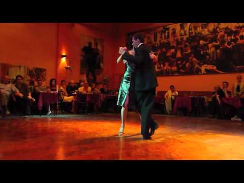  Enrique Grahl Junior  and  Judita Zapatero  are  dancing  to  the  tango  "  Invierno  "