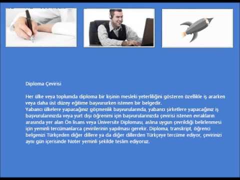 Diploma Çevirisi, Tel: 0212 216 80 51, www.gercektercume.com