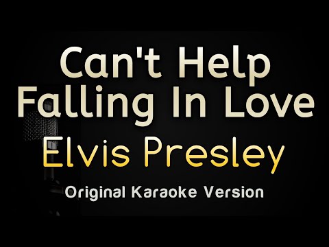 Can't Help Falling in Love - Elvis Presley Piano (Karaoke Songs With Lyrics - Original Key)