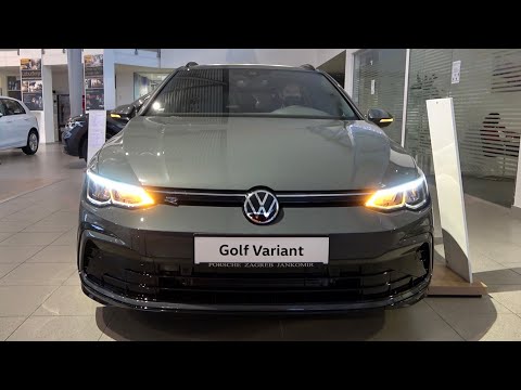 Neue VOLKSWAGEN Golf 8 Variante R-Line (2021) - Basis-LED-Leuchten und verrückte AMBIENT-Leuchten