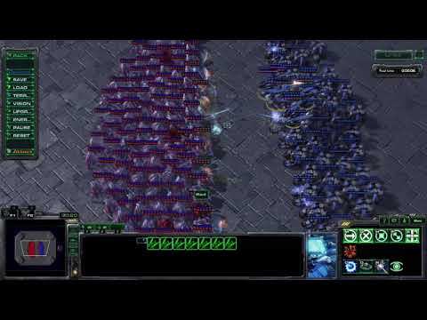 STARCRAFT 2 PATH 4.0  100 stalker vs 40 cyclones and 7 raven  ( BD_strategyS2 )