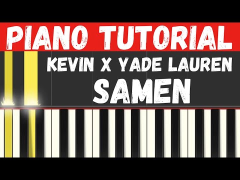 Kevin ft. Yade Lauren - Samen Piano Tutorial - Instrumental voor Karaoke
