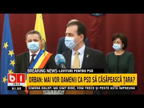 Atac dur la PSD - Ludovic Orban - Stiri B1.ro - 30 octombrie 2020