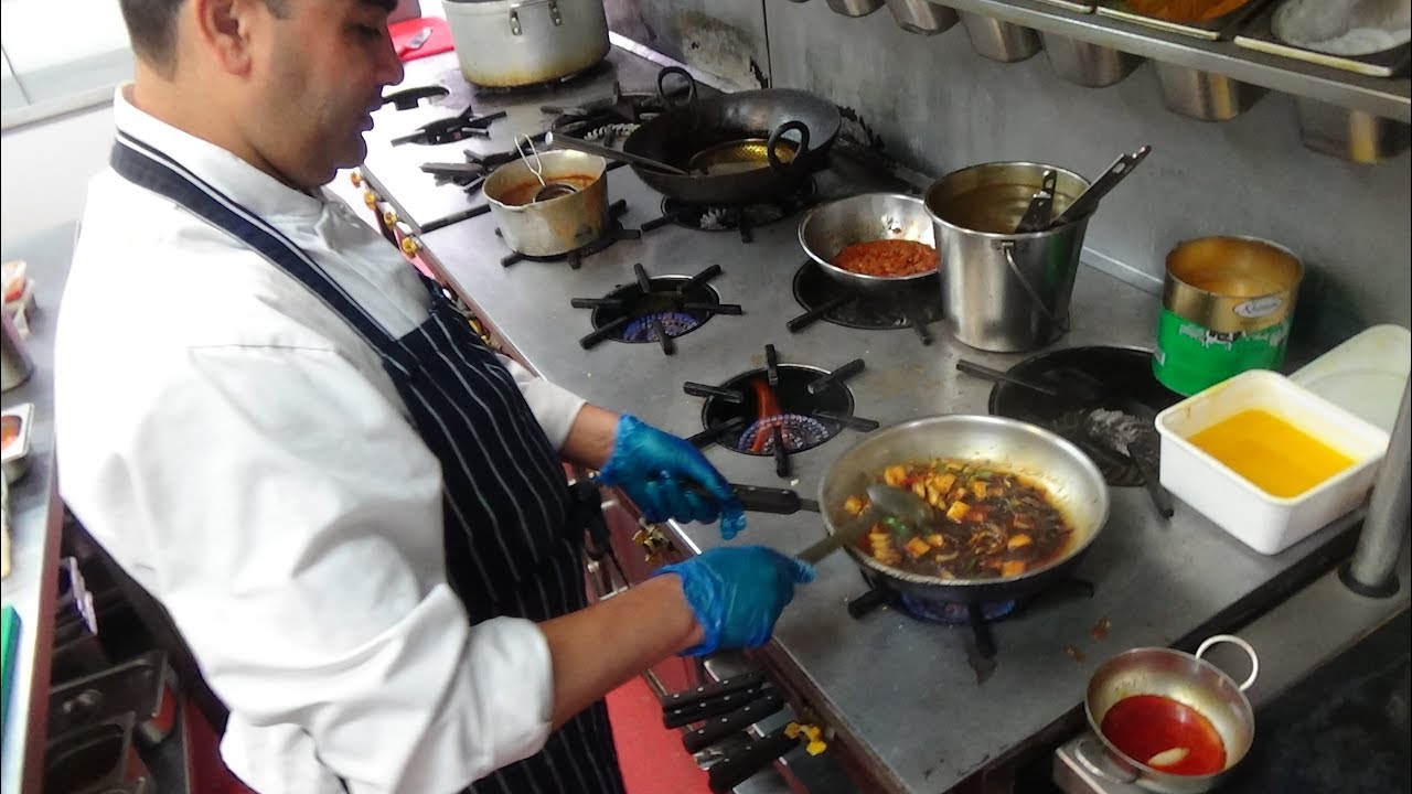 Vegetable Curry (Mili Juli Sabzi) and Chilli Paneer Recipes at Zouk Tea Bar & Grill, Bradford, U.K.
