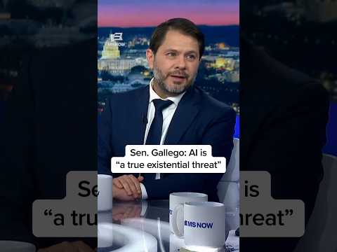 Sen. Gallego: AI is 'a true existential threat'