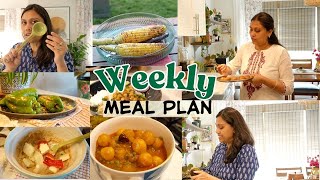 Weekend Reset - Meal Plan, Farmers market, Last minute Guest Dinner plan - Full week meal ideas