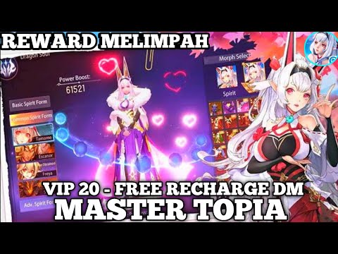 MASTER TOPIA PRIVATE SERVER UPDATE VIP 20